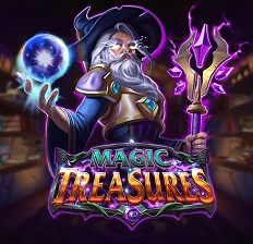 Игра Magic Treasures с магическим персонажем, слот 1xbet
