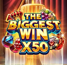 Игра The Biggest Win x50 с лотерейным барабаном, 1xbet